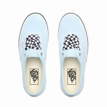 Damske Tenisky Vans Checkerboard Lace Authentic Platform 2.0 Modre/Biele VA27SVQUI